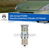 0 Freccia Anteriore LED Citroën C3 Pluriel 2003 - 2010: PY21W Arrow PY21W: Lampadina frecce LED No-Hyperflash Arrow