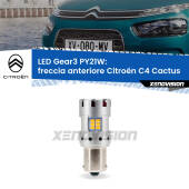 0 Freccia Anteriore LED Citroën C4 Cactus  2014 in poi: PY21W Gear3 PY21W: Lampadina frecce LED No-Hyperflash Gear3