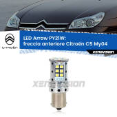 0 Freccia Anteriore LED Citroën C5 My04 2004 - 2008: PY21W Arrow PY21W: Lampadina frecce LED No-Hyperflash Arrow