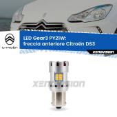 0 Freccia Anteriore LED Citroën DS3  2009 - 2015: PY21W Gear3 PY21W: Lampadina frecce LED No-Hyperflash Gear3