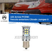 0 Freccia Anteriore LED Citroën Jumper II 2002 in poi: PY21W Arrow PY21W: Lampadina frecce LED No-Hyperflash Arrow