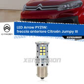 0 Freccia Anteriore LED Citroën Jumpy III 2016 in poi: PY21W Arrow PY21W: Lampadina frecce LED No-Hyperflash Arrow