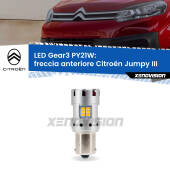 0 Freccia Anteriore LED Citroën Jumpy III 2016 in poi: PY21W Gear3 PY21W: Lampadina frecce LED No-Hyperflash Gear3