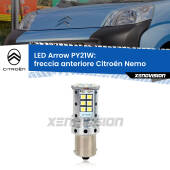 0 Freccia Anteriore LED Citroën Nemo 2008 in poi: PY21W Arrow PY21W: Lampadina frecce LED No-Hyperflash Arrow