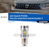 0 Freccia Anteriore LED Dacia Duster II 2017 in poi: PY21W Gear3 PY21W: Lampadina frecce LED No-Hyperflash Gear3