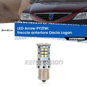 0 Freccia Anteriore LED Dacia Logan 2004 - 2011: PY21W Arrow PY21W: Lampadina frecce LED No-Hyperflash Arrow