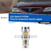 0 Freccia Anteriore LED Dacia Logan 2004 - 2011: PY21W Gear3 PY21W: Lampadina frecce LED No-Hyperflash Gear3