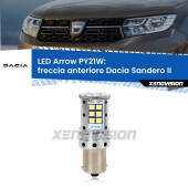 0 Freccia Anteriore LED Dacia Sandero II 2012 in poi: PY21W Arrow PY21W: Lampadina frecce LED No-Hyperflash Arrow