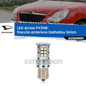 0 Freccia Anteriore LED Daihatsu Sirion 2005 - 2008: PY21W Arrow PY21W: Lampadina frecce LED No-Hyperflash Arrow