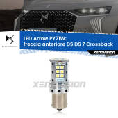 0 Freccia Anteriore LED DS DS 7 Crossback 2022 in poi: PY21W Arrow PY21W: Lampadina frecce LED No-Hyperflash Arrow