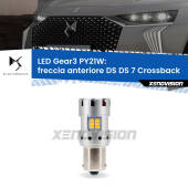 0 Freccia Anteriore LED DS DS 7 Crossback 2022 in poi: PY21W Gear3 PY21W: Lampadina frecce LED No-Hyperflash Gear3