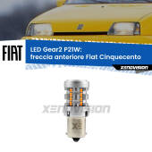 0 Freccia Anteriore LED Fiat Cinquecento faro giallo: P21W Gear2 FINE SERIE: NO GARANZIA P21W: Lampadina frecce LED No-Hyperflash Gear2 FINE SERIE: NO GARANZIA
