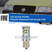 0 Freccia Anteriore LED Fiat Scudo 220 faro bianco: PY21W Arrow PY21W: Lampadina frecce LED No-Hyperflash Arrow