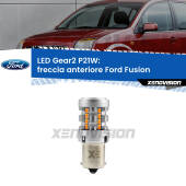 0 Freccia Anteriore LED Ford Fusion  faro giallo: P21W Gear2 FINE SERIE: NO GARANZIA P21W: Lampadina frecce LED No-Hyperflash Gear2 FINE SERIE: NO GARANZIA