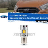 0 Freccia Anteriore LED Ford Transit Custom  2012 - 2022: PY21W Gear3 PY21W: Lampadina frecce LED No-Hyperflash Gear3