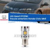 0 Freccia Anteriore LED Honda Civic Mk8 2005 - 2010: PY21W Gear3 PY21W: Lampadina frecce LED No-Hyperflash Gear3