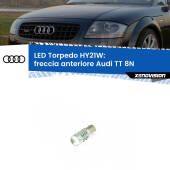 0 Freccia Anteriore LED HY21W Torpedo per Audi TT 8N 1998 - 2006 HY21W (BAW9S): LED Torpedo Canbus Arancio