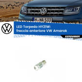 0 Freccia Anteriore LED HY21W Torpedo per VW Amarok  2010 - 2016 HY21W (BAW9S): LED Torpedo Canbus Arancio