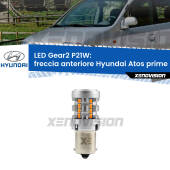 0 Freccia Anteriore LED Hyundai Atos prime MX faro giallo: P21W Gear2 FINE SERIE: NO GARANZIA P21W: Lampadina frecce LED No-Hyperflash Gear2 FINE SERIE: NO GARANZIA