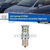 0 Freccia Anteriore LED Hyundai Highway 2000 - 2004: PY21W Arrow PY21W: Lampadina frecce LED No-Hyperflash Arrow