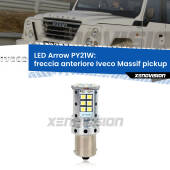 0 Freccia Anteriore LED Iveco Massif pickup  2008 - 2011: PY21W Arrow PY21W: Lampadina frecce LED No-Hyperflash Arrow
