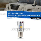 0 Freccia Anteriore LED Iveco Massif pickup  2008 - 2011: PY21W Gear3 PY21W: Lampadina frecce LED No-Hyperflash Gear3