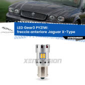 0 Freccia Anteriore LED Jaguar X-Type  2001 - 2009: PY21W Gear3 PY21W: Lampadina frecce LED No-Hyperflash Gear3