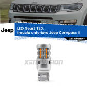0 Freccia Anteriore LED Jeep Compass II 2017 in poi: T20 Gear2 FINE SERIE: NO GARANZIA T20: Lampadina frecce LED No-Hyperflash Gear2 FINE SERIE: NO GARANZIA
