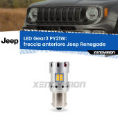 0 Freccia Anteriore LED Jeep Renegade 2014 in poi: PY21W Gear3 PY21W: Lampadina frecce LED No-Hyperflash Gear3