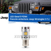0 Freccia Anteriore LED Jeep Wrangler II TJ 1996 - 2005: P21W Gear3 P21W: Lampadina frecce LED No-Hyperflash Gear3 raffreddata a ventola
