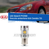 0 Freccia Anteriore LED KIA Cerato TD 2008 - 2011: PY21W Gear3 PY21W: Lampadina frecce LED No-Hyperflash Gear3