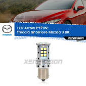 0 Freccia Anteriore LED Mazda 3 BK 2003 - 2009: PY21W Arrow PY21W: Lampadina frecce LED No-Hyperflash Arrow