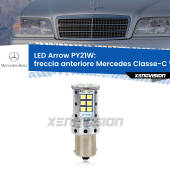 0 Freccia Anteriore LED Mercedes Classe-C W202 faro bianco: PY21W Arrow PY21W: Lampadina frecce LED No-Hyperflash Arrow