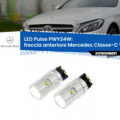 0 Freccia Anteriore LED Mercedes Classe-C W205 2014 - 2021: PWY24W Pulse PWY24W: Lampadine frecce LED No-Hyperflash Pulse (Coppia)