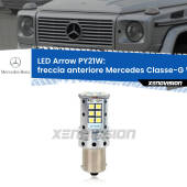 0 Freccia Anteriore LED Mercedes Classe-G W463 faro bianco: PY21W Arrow PY21W: Lampadina frecce LED No-Hyperflash Arrow