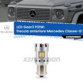 0 Freccia Anteriore LED Mercedes Classe-G W463 faro giallo: P21W Gear3 P21W: Lampadina frecce LED No-Hyperflash Gear3 raffreddata a ventola