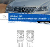 0 Freccia Anteriore LED Mercedes Classe-M W164 2005 - 2011: T10 Bolt T10: LED Frecce Bolt Arancio (Coppia)