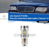 0 Freccia Anteriore LED Mercedes Classe-S W140 faro bianco: PY21W Gear3 PY21W: Lampadina frecce LED No-Hyperflash Gear3