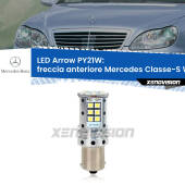 0 Freccia Anteriore LED Mercedes Classe-S W220 1998 - 2005: PY21W Arrow PY21W: Lampadina frecce LED No-Hyperflash Arrow