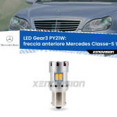 0 Freccia Anteriore LED Mercedes Classe-S W220 1998 - 2005: PY21W Gear3 PY21W: Lampadina frecce LED No-Hyperflash Gear3