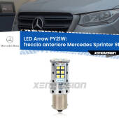 0 Freccia Anteriore LED Mercedes Sprinter 910 2018 in poi: PY21W Arrow PY21W: Lampadina frecce LED No-Hyperflash Arrow