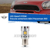 0 Freccia Anteriore LED Mini Paceman R61 faro giallo: P21W Gear3 P21W: Lampadina frecce LED No-Hyperflash Gear3 raffreddata a ventola