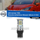 0 Freccia Anteriore LED Nissan Micra V K14 2016 in poi: T20 Arrow T20: Lampadina frecce LED No-Hyperflash Arrow