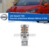 0 Freccia Anteriore LED Nissan Micra V K14 2016 in poi: T20 Gear2 FINE SERIE: NO GARANZIA T20: Lampadina frecce LED No-Hyperflash Gear2 FINE SERIE: NO GARANZIA