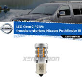 0 Freccia Anteriore LED Nissan Pathfinder III R51 2005 - 2011: P21W Gear2 FINE SERIE: NO GARANZIA P21W: Lampadina frecce LED No-Hyperflash Gear2 FINE SERIE: NO GARANZIA