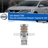 0 Freccia Anteriore LED Nissan Teana III J33 2013 in poi: T20 Gear2 FINE SERIE: NO GARANZIA T20: Lampadina frecce LED No-Hyperflash Gear2 FINE SERIE: NO GARANZIA