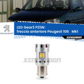 0 Freccia Anteriore LED Peugeot 106 Mk1 1991 - 1996: P21W Gear3 P21W: Lampadina frecce LED No-Hyperflash Gear3 raffreddata a ventola