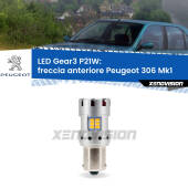 0 Freccia Anteriore LED Peugeot 306 Mk1 1993 - 2001: P21W Gear3 P21W: Lampadina frecce LED No-Hyperflash Gear3 raffreddata a ventola