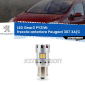 0 Freccia Anteriore LED Peugeot 307 3A/C 2000 - 2009: PY21W Gear3 PY21W: Lampadina frecce LED No-Hyperflash Gear3