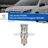 0 Freccia Anteriore LED Peugeot 308 Mk1 2007 - 2012: PY21W Arrow PY21W: Lampadina frecce LED No-Hyperflash Arrow
